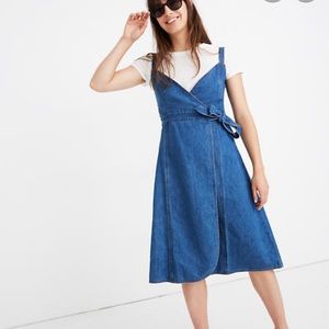 MADEWELL DENIM WRAP DRESS